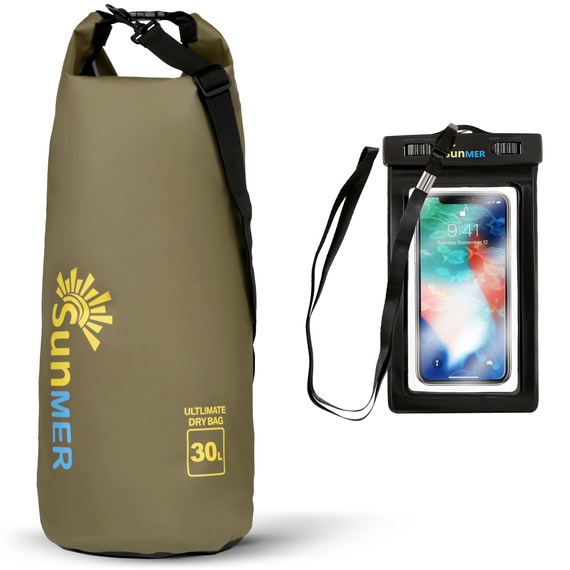 SUNMER Dry Bags With Waterproof Phone Case