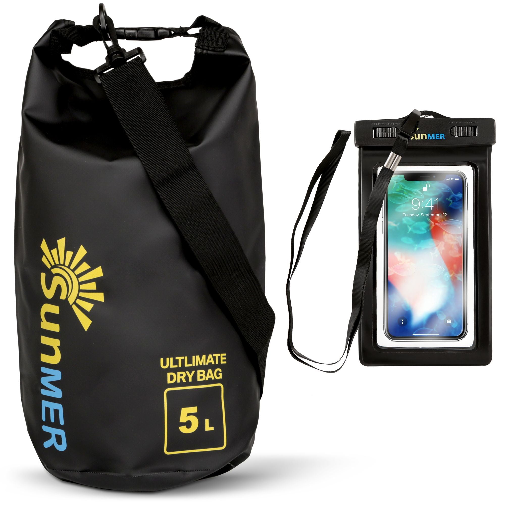 SUNMER Dry Bags With Waterproof Phone Case