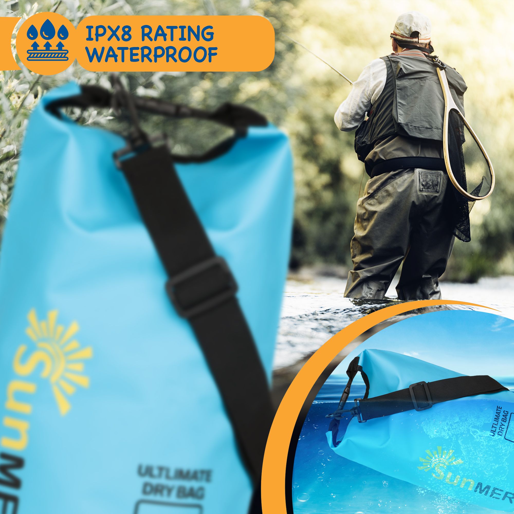 SUNMER Dry Bags With Waterproof Phone Case