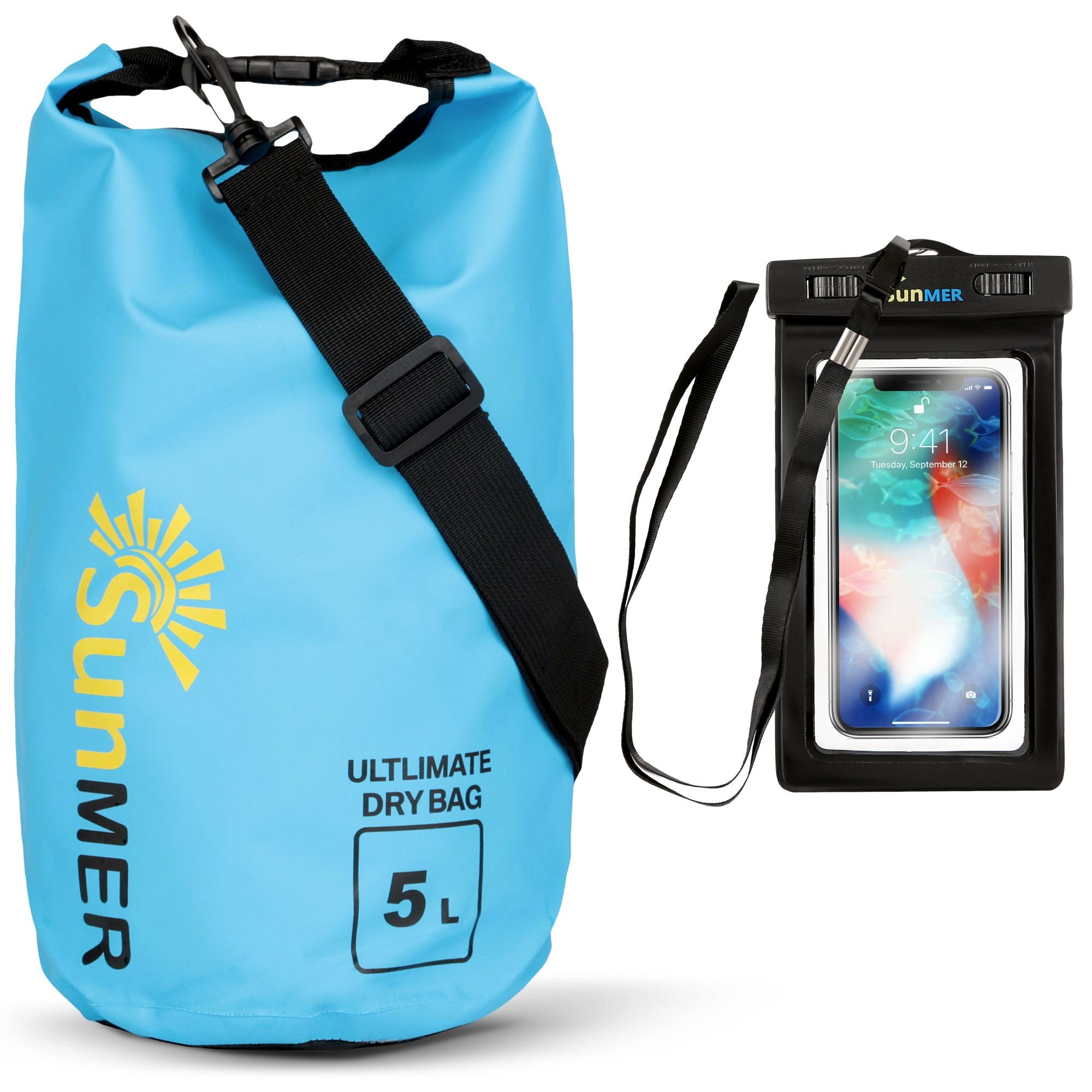 SUNMER Dry Bags With Waterproof Phone Case