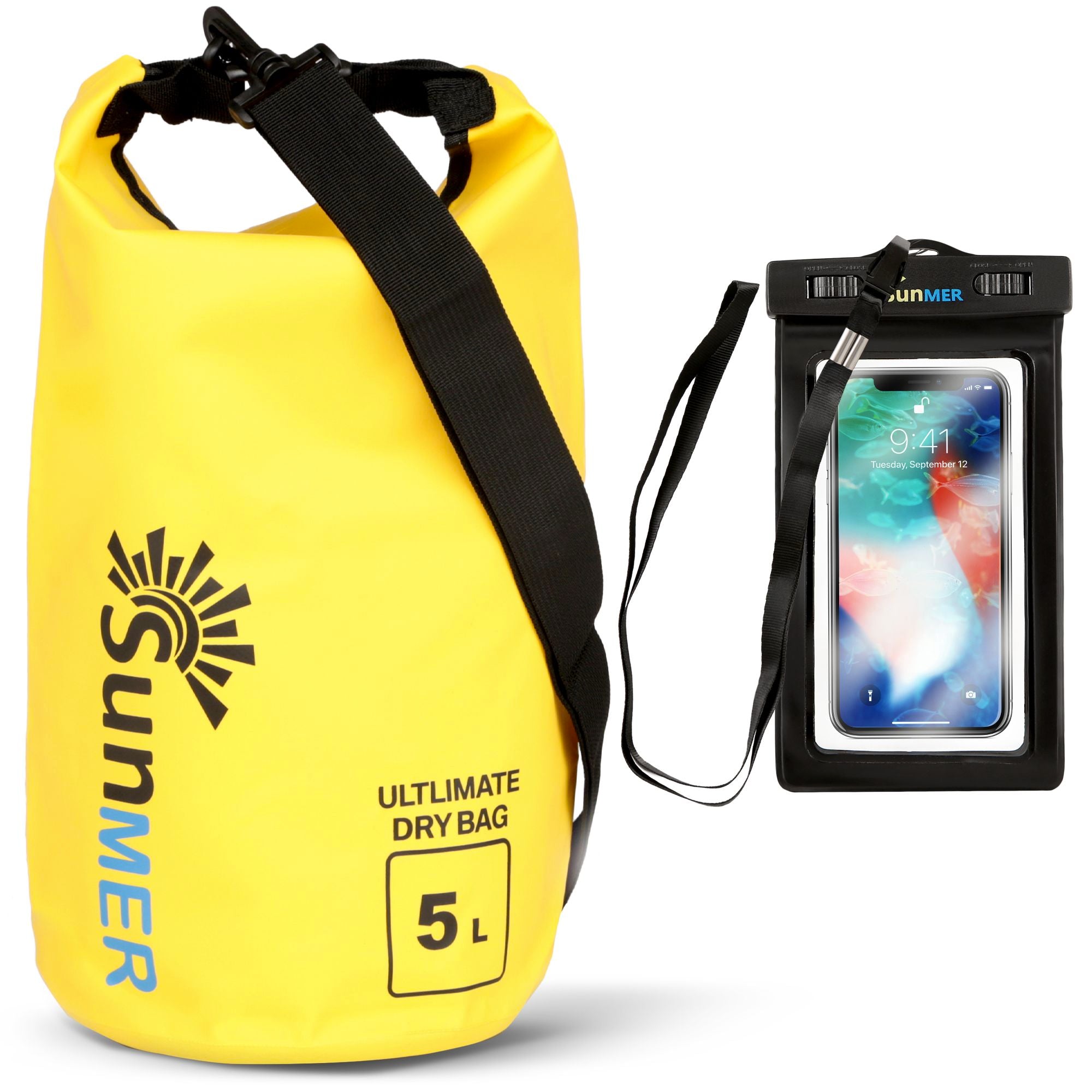 SUNMER Dry Bags With Waterproof Phone Case