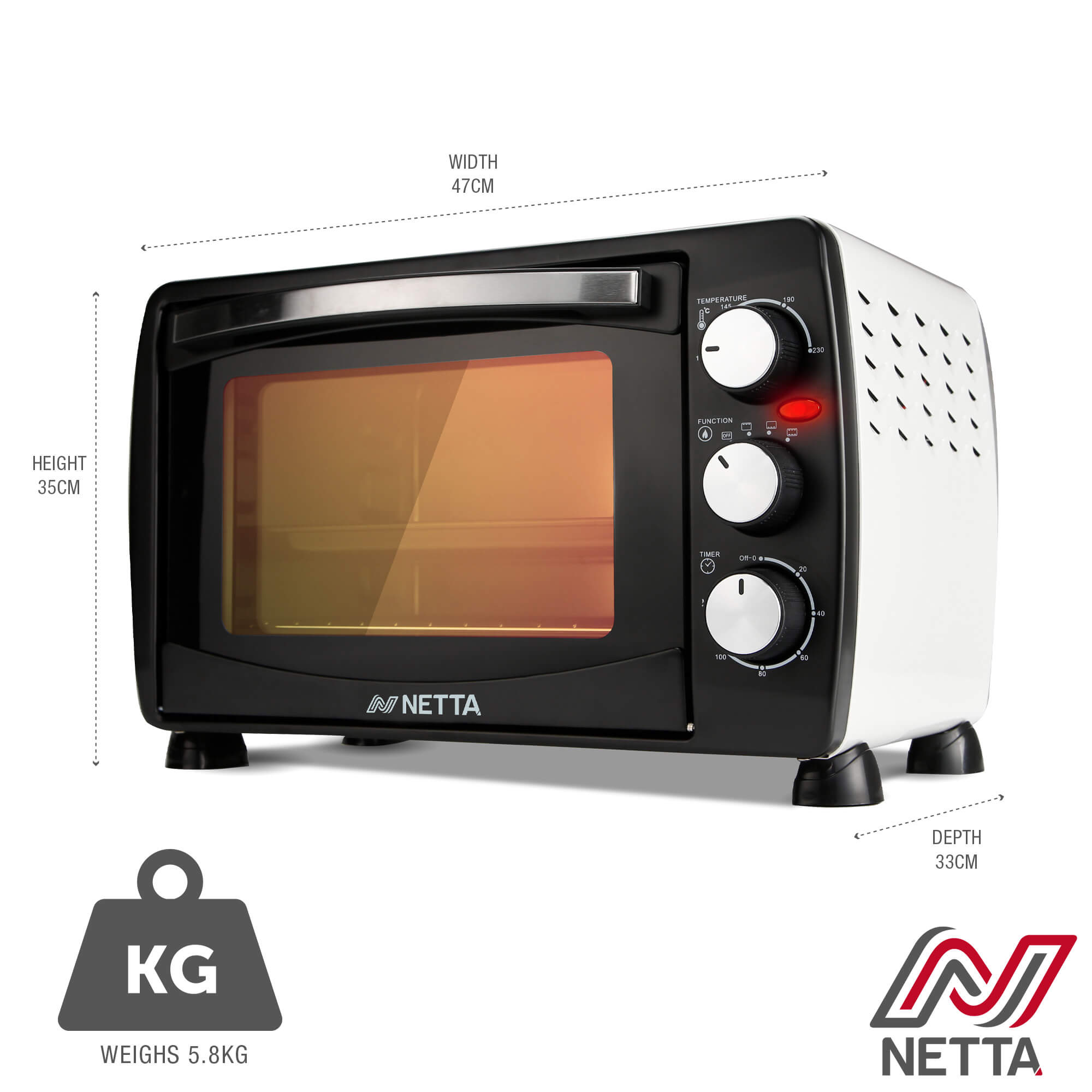 NETTA 18L Mini Oven