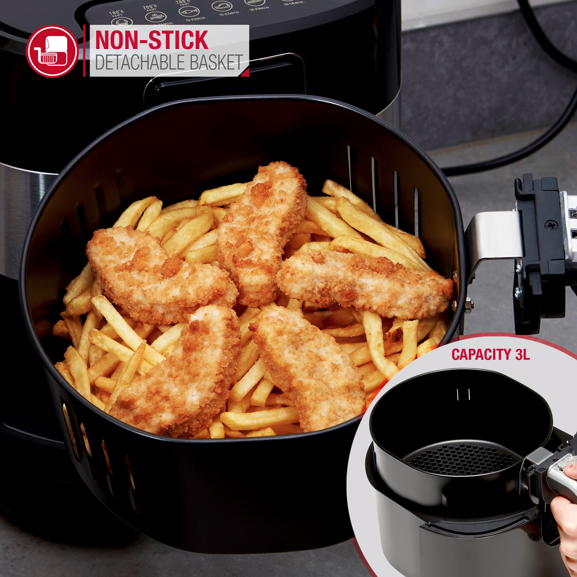 NETTA 4.2L Digital Air Fryer