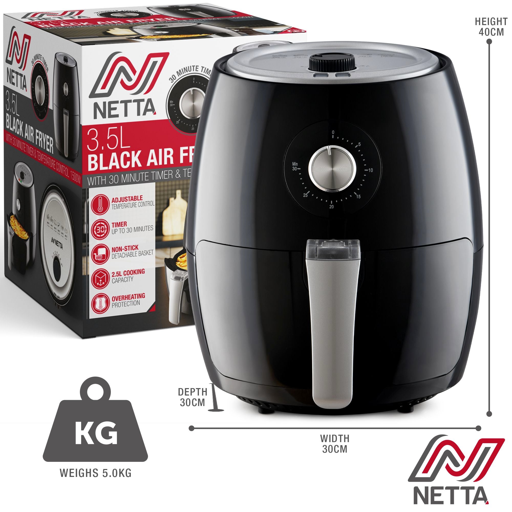 NETTA 3.5L Air Fryer