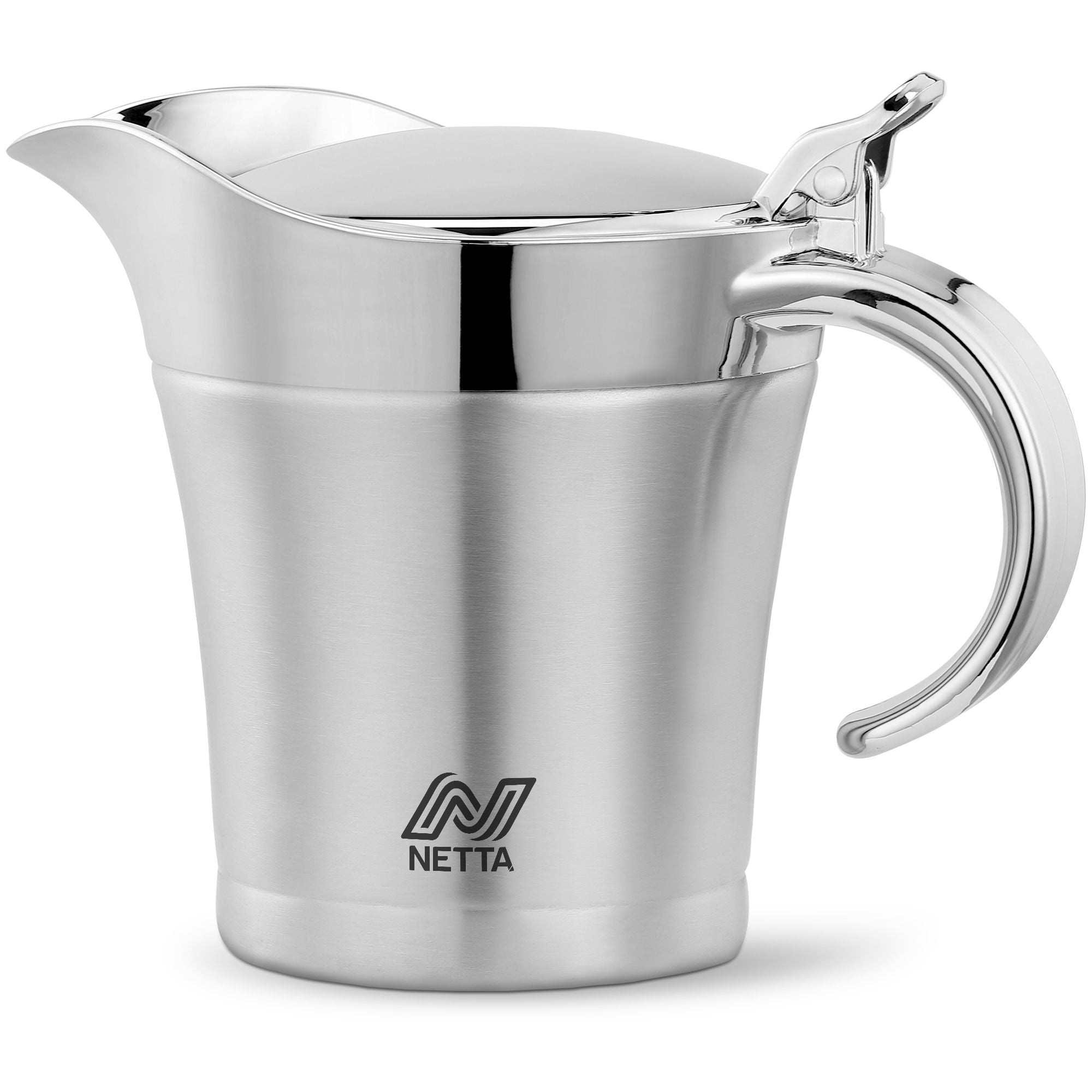 NETTA Insulated Stainless Steel Gravy Boat - 500ml Capacity