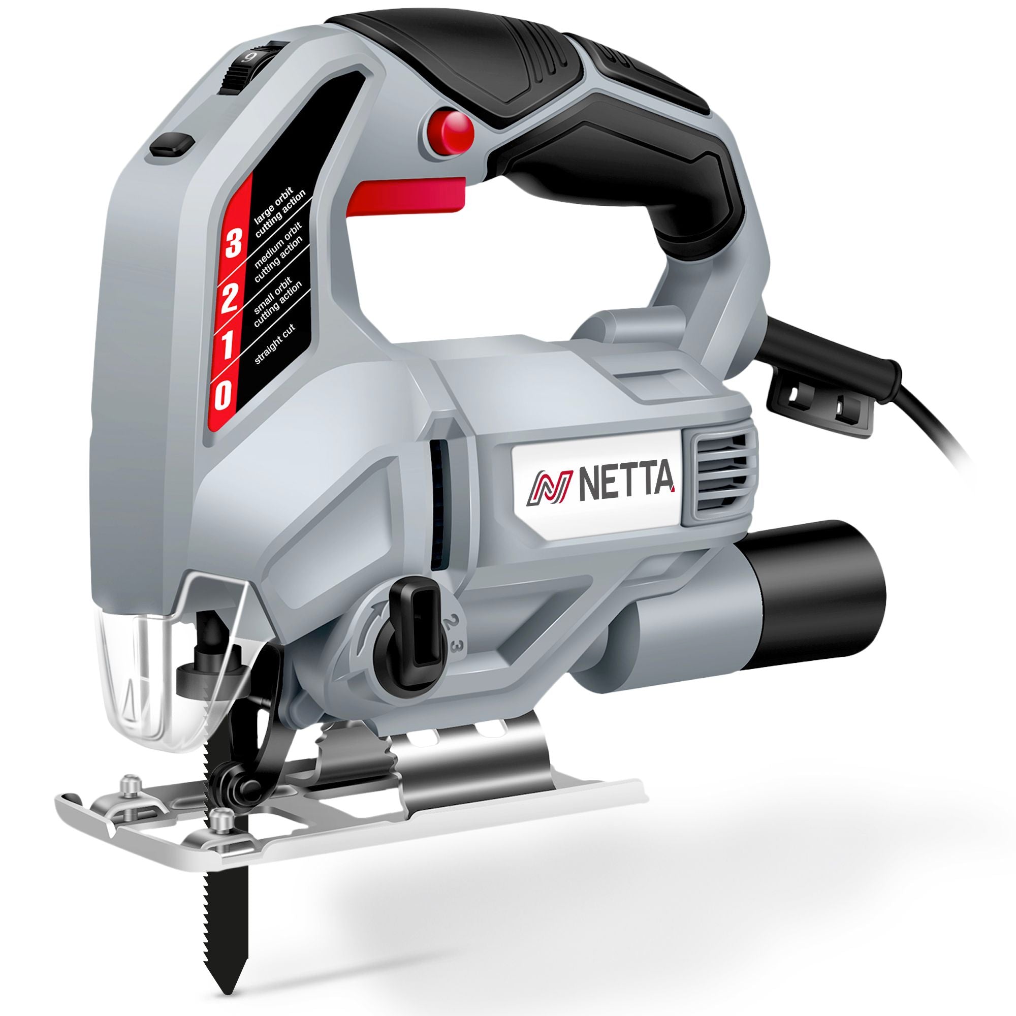 NETTA 710W Jigsaw with Laser Guide and Blades