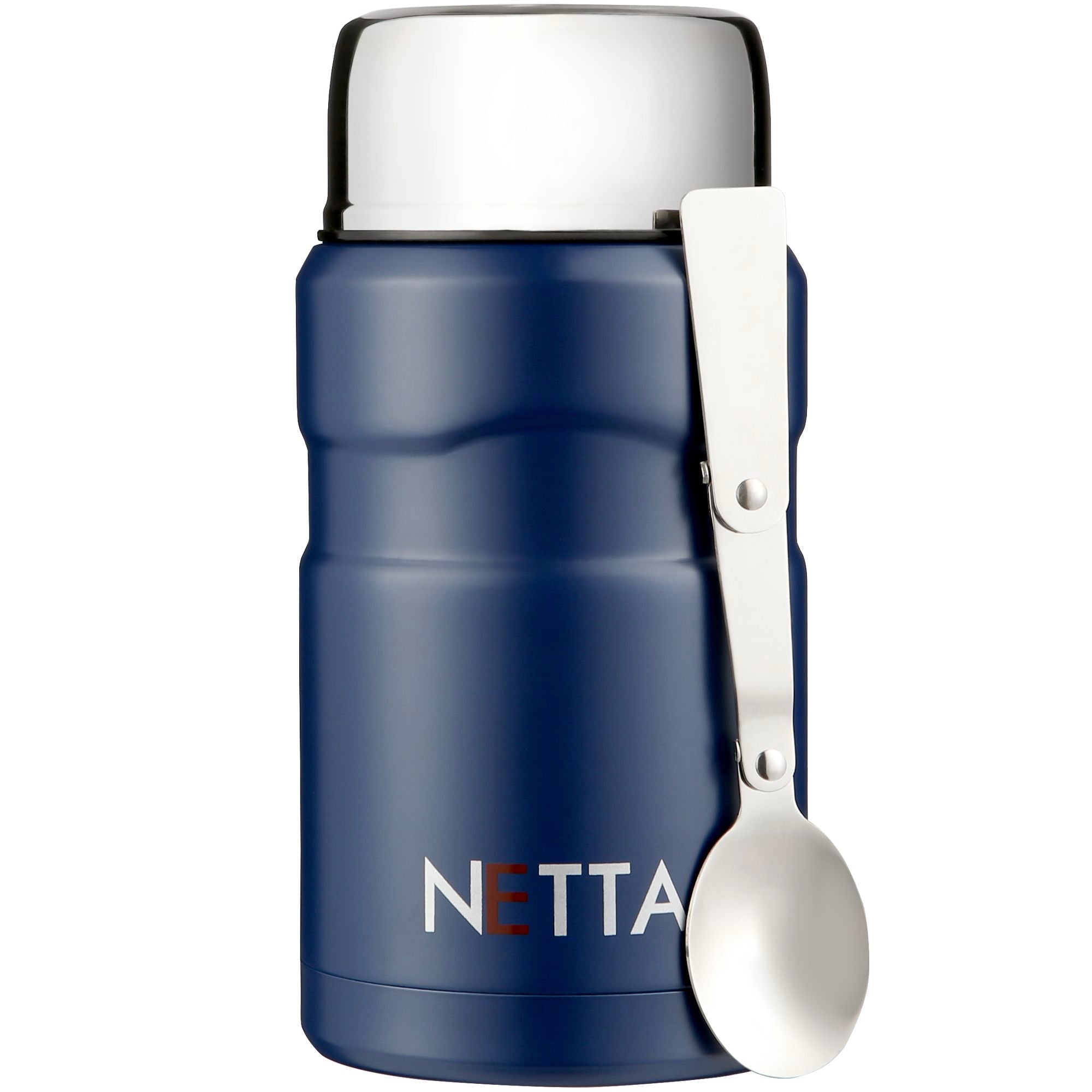 750ml Vacuum Food Flask - Dark Blue