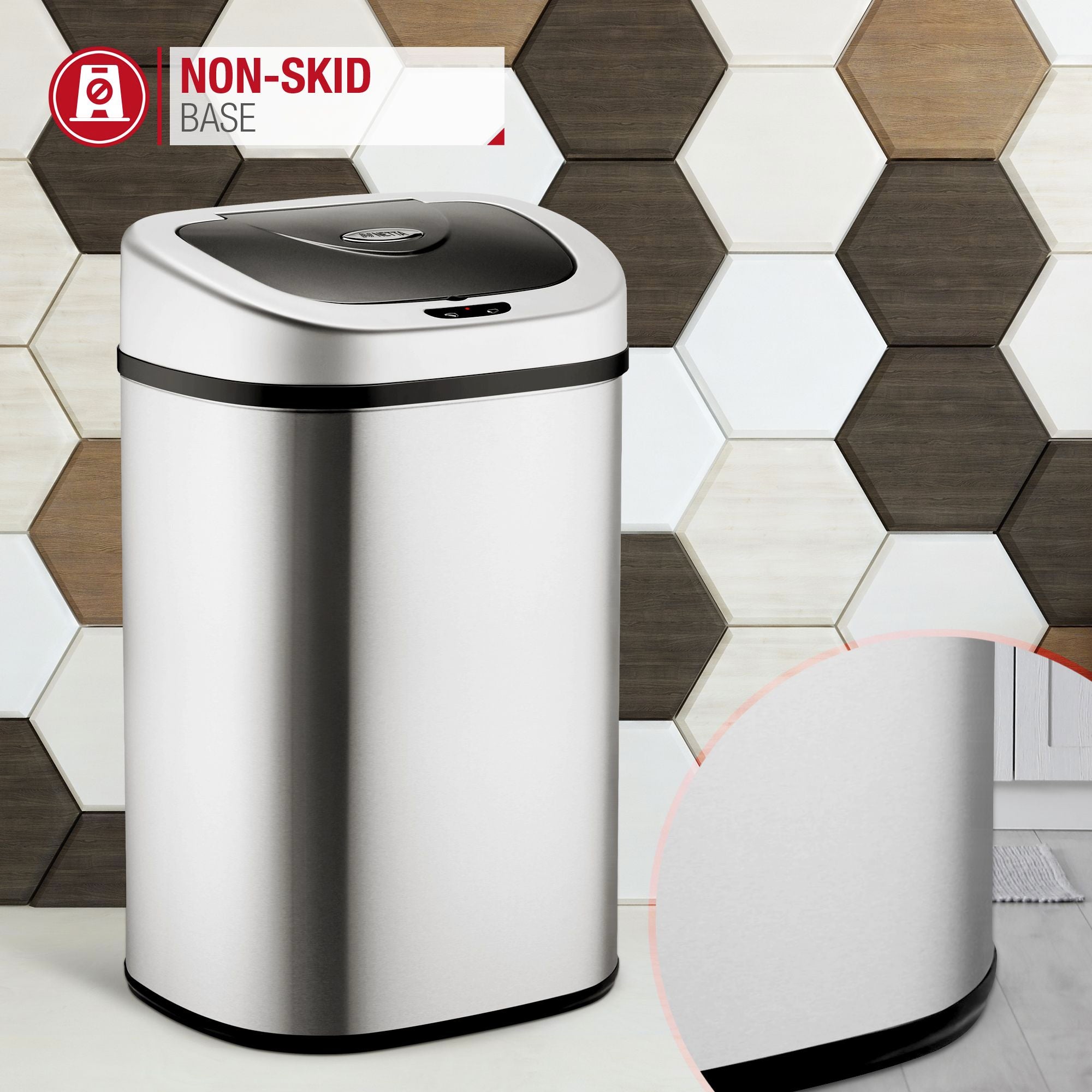 NETTA Sensor Bin - Stainless Steel - 80L