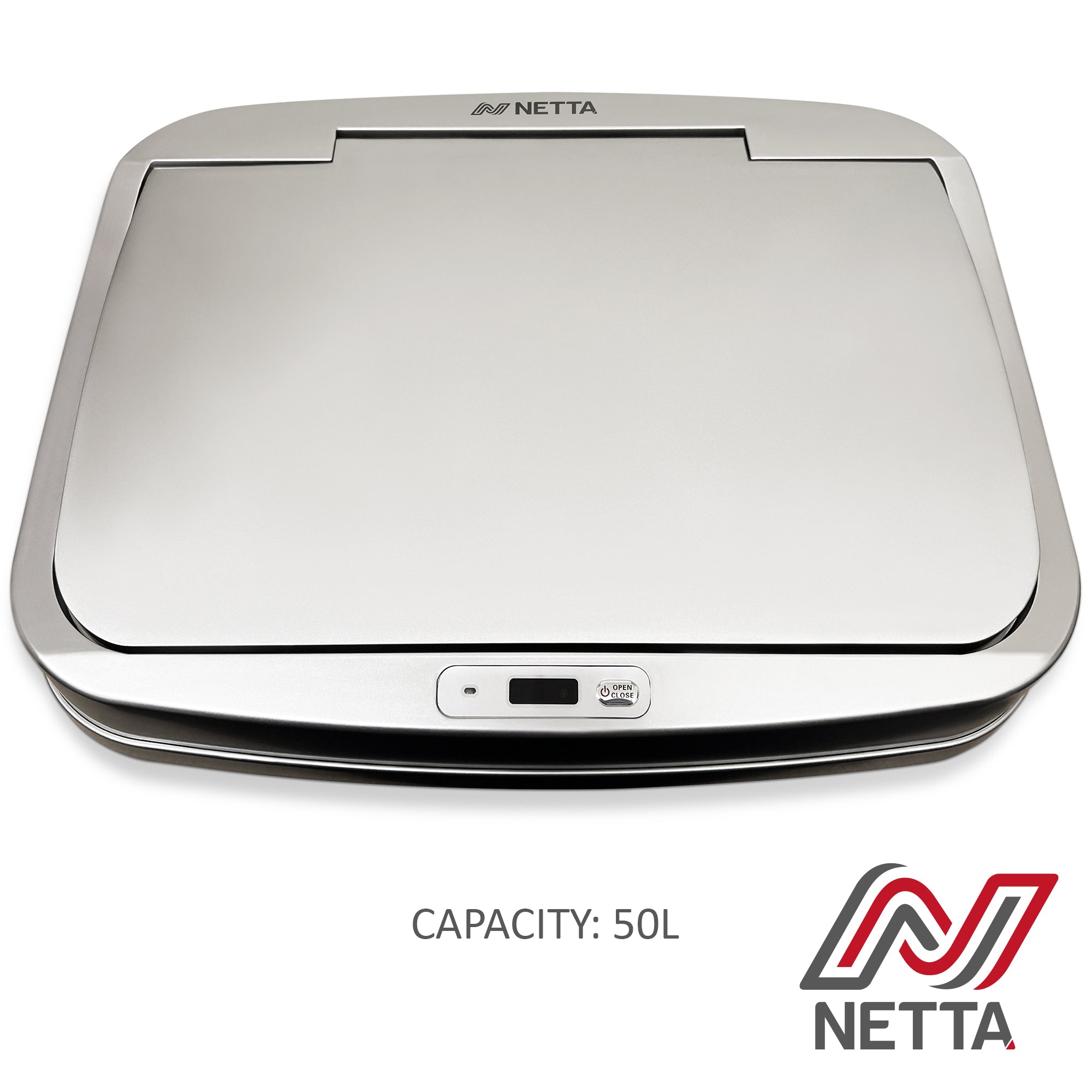 50L Rectangular Sensor Bin Lid
