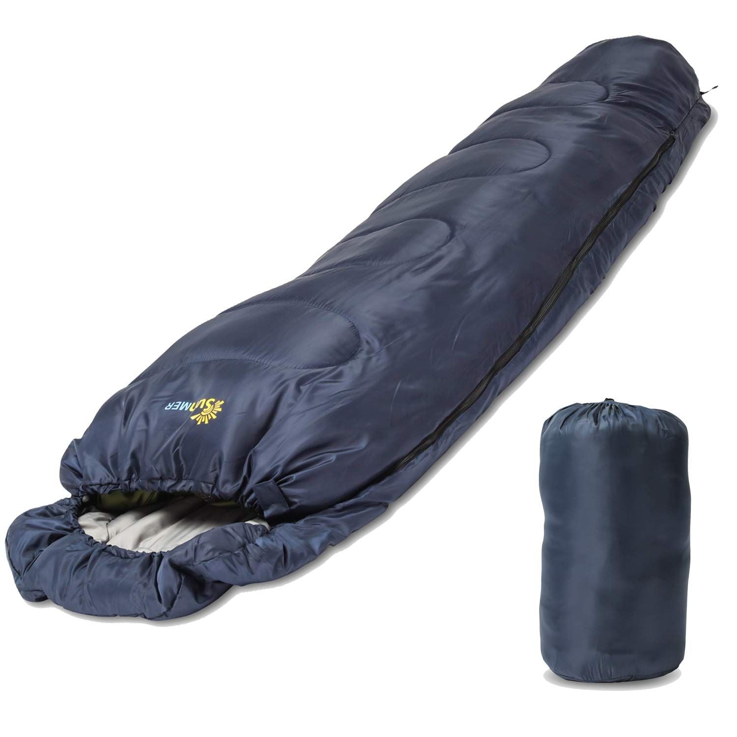 Mummy Sleeping Bag 200gsm - Navy